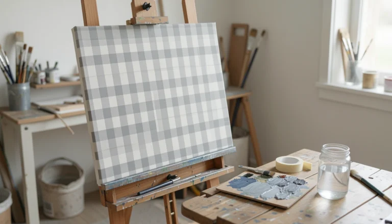 How to Paint Gingham Pattern Like a Pro