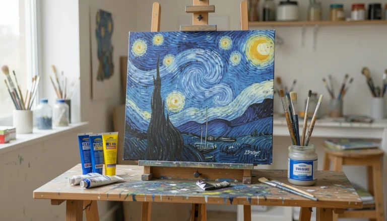 How to Paint Starry Night in Easy Steps