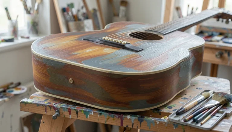 12 Artistic Guitar Painting Ideas