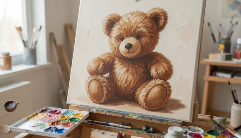 11 Adorable Teddy Bear Painting Ideas
