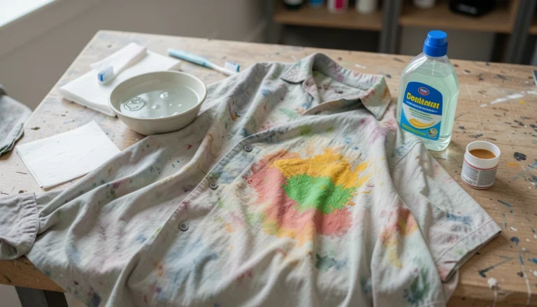 How to Remove Paint From Clothes Without Damaging Fabric