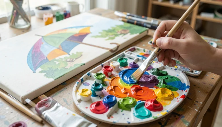 7 Colorful Umbrella Painting Ideas to Brighten Rainy Days