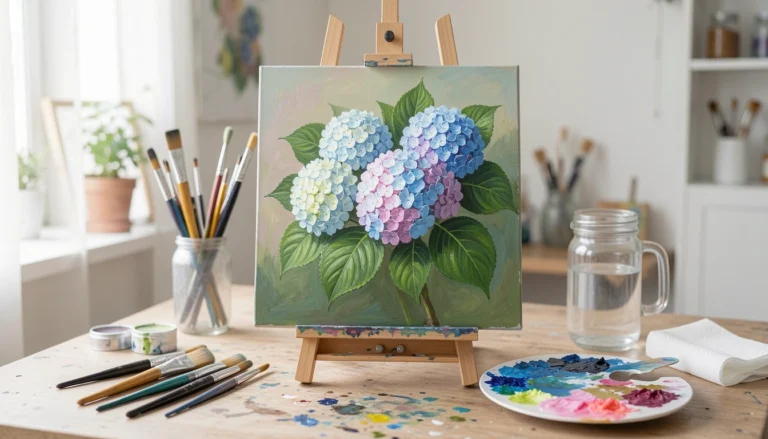 How to Paint Hydrangeas Step by Step