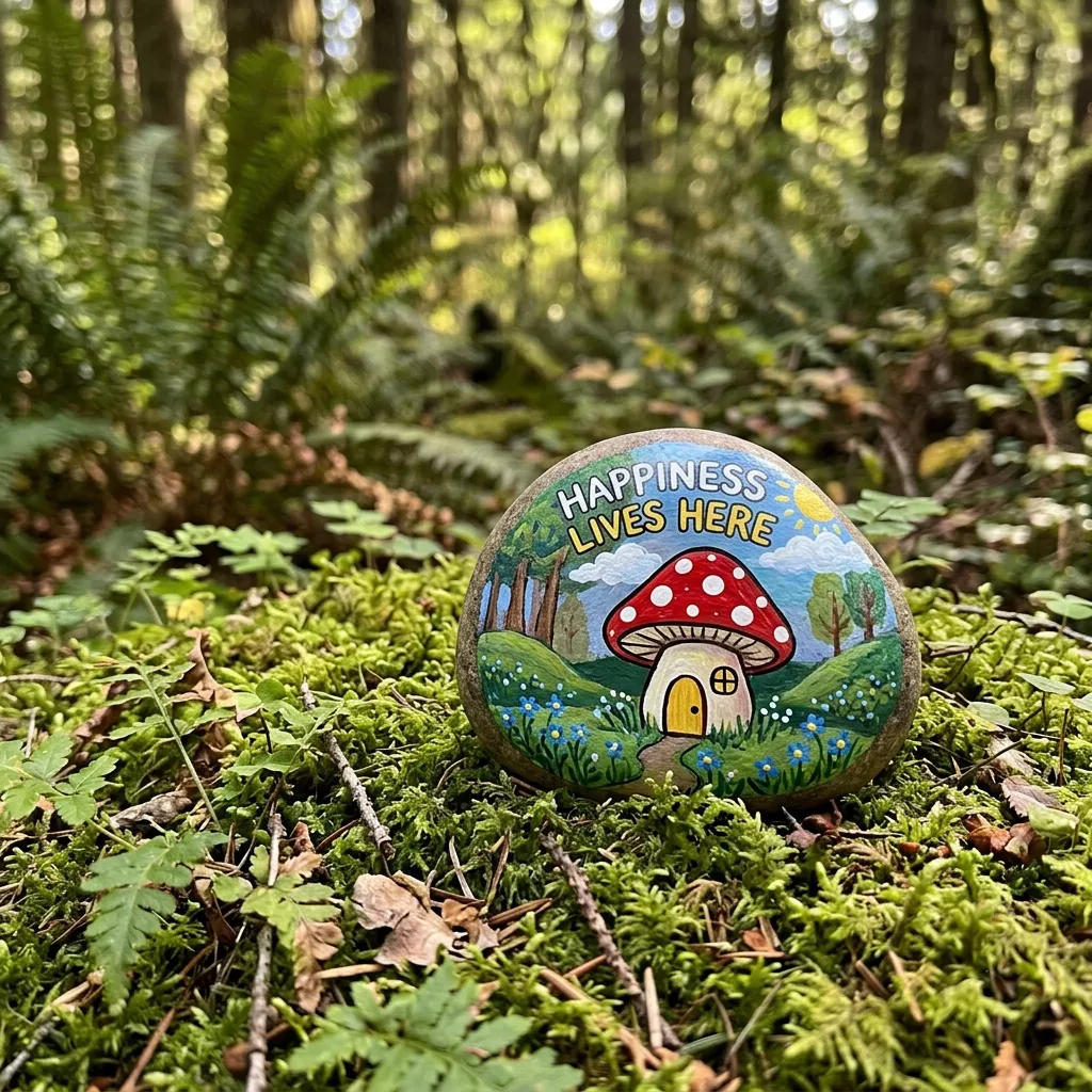 Rock painting detail